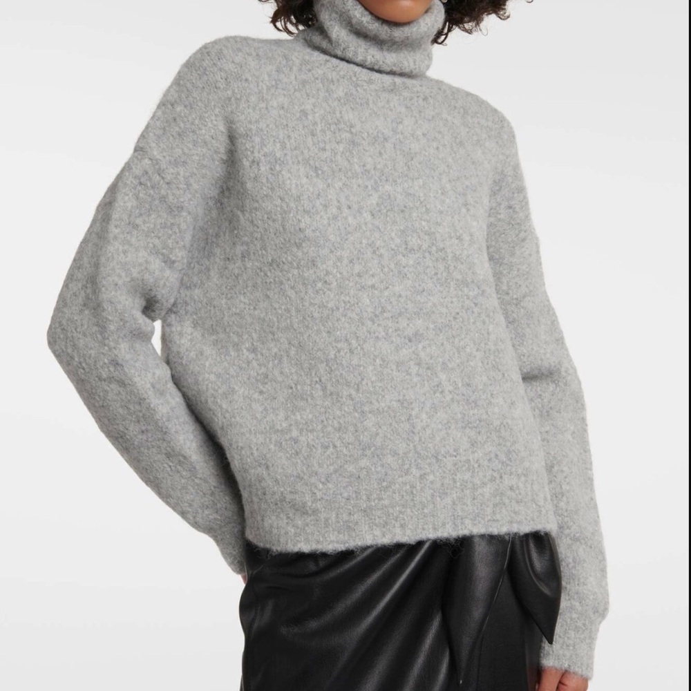 Nili Lotan Soft Gray Turtleneck Sweater